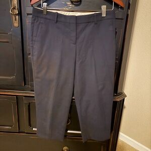 Theory Blue Dress Capris Sleek Design